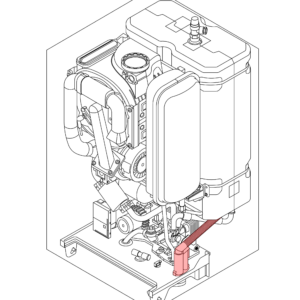 0020125465 - GLOW-WORM - Energy - 35 Store - Siphon Assembly
